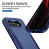 Warsia for Pixel 9a Case, with HD Screen Protector [Military