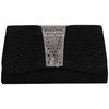 SwankySwans Women's Julie Clutch Bag, black