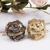 WSDMAVIS 2Pcs Vintage Hanging Incense Burner Mini Brass Charcoal Incense