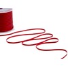 Furlanis Italian Fabric Red Double Satin Ribbon 3mm x 50m