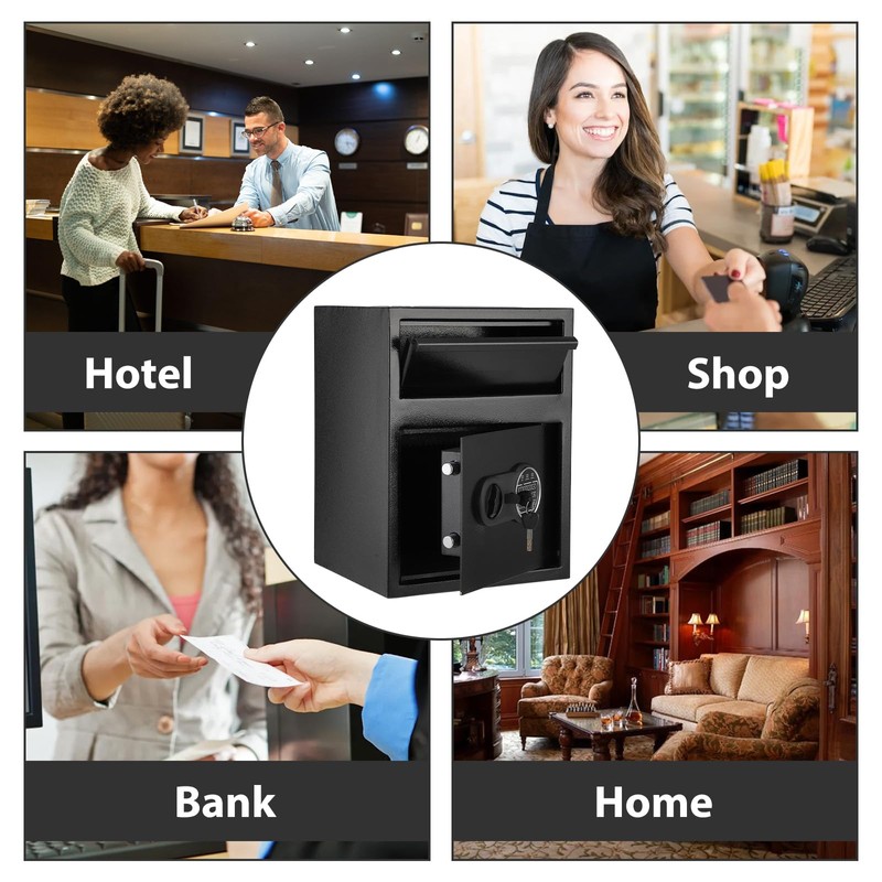 Depository Safe Digital Depository Safe Box, Electronic Steel Safe with