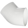 Spears 417 Series PVC Pipe Fitting, 45 Degree Elbow, Schedule