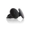 EMSea 30pcs Plastic Fir Tree Trim Clips Black 6mm Hole
