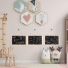 SHUESS 6 Pack A4 Hanging Chalk Board with String -