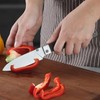 ZhengSheng 4.5" Folding Kitchen Knife Ultra Sharp 440A Stainless Steel