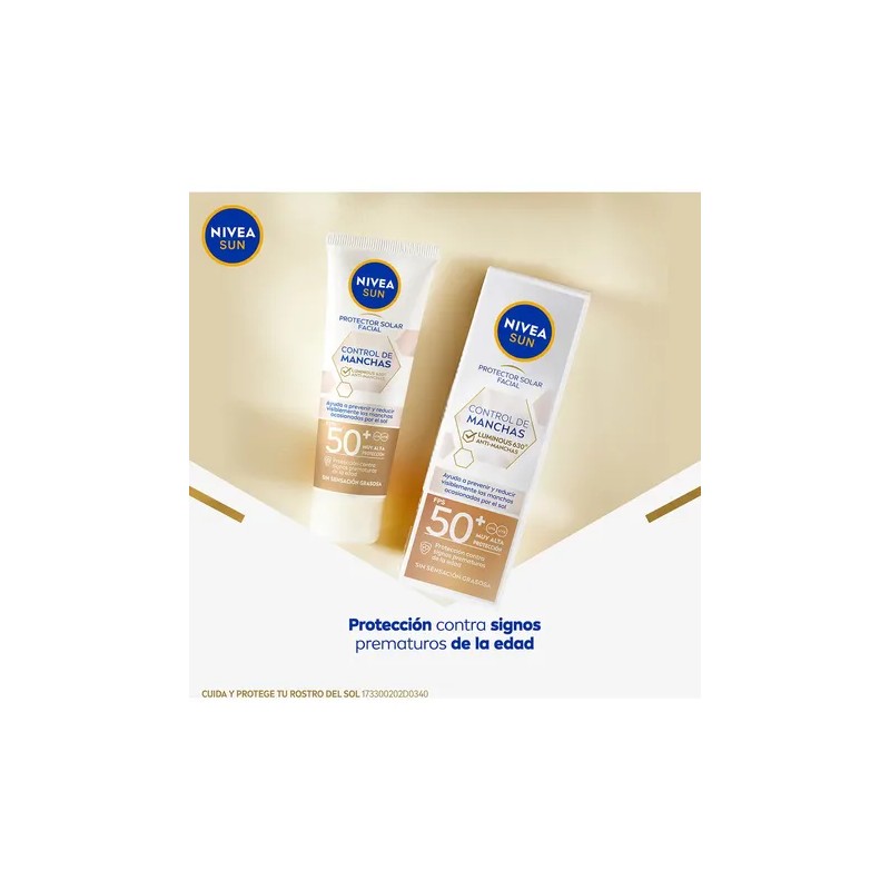 Protector Solar Nivea Luminous630 Fps50 40 Ml Crema
