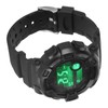 Men Dual Time Sports Watch Outdoor Waterproof PU Strap Digital
