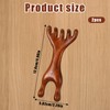 Wooden Scalp Massager 2 Pcs 5-Claw Natural Sandalwood Massage Comb