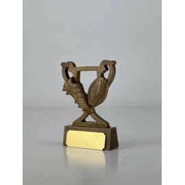 SilverTrophy: Rugby Mini Cup Gold Trophy - Champion, Winner, Player of the Match, Team Competition, Rugby Union, Final, Officials, Winner, Female & Male, Nations, Sevens, School.