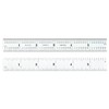 Starrett C604R-6 6-Inch Steel Rule with Inch Graduations