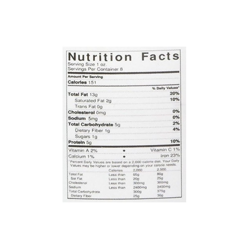 Jiva Organics RAW SPROUTED Organic Pumpkin Seed Butter 8-Ounce Jar