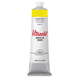 Utrecht Artists' Oil Paint - Titanium Yellow, 150 ml Tube