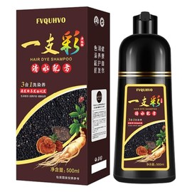 Tinte para El Cabello Shampoo 3 En 1, Champú para Color de Cabello, Tinte Semipermanente, Tinte para El Cabello Drak Vino Rojo, Champú Tinte para El Cabello Seguro y Profesional, Fácil de Usa
