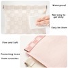 HIGH FIT Leather Pocket Cosmetic Bag for Purse,Initial Makeup Bag