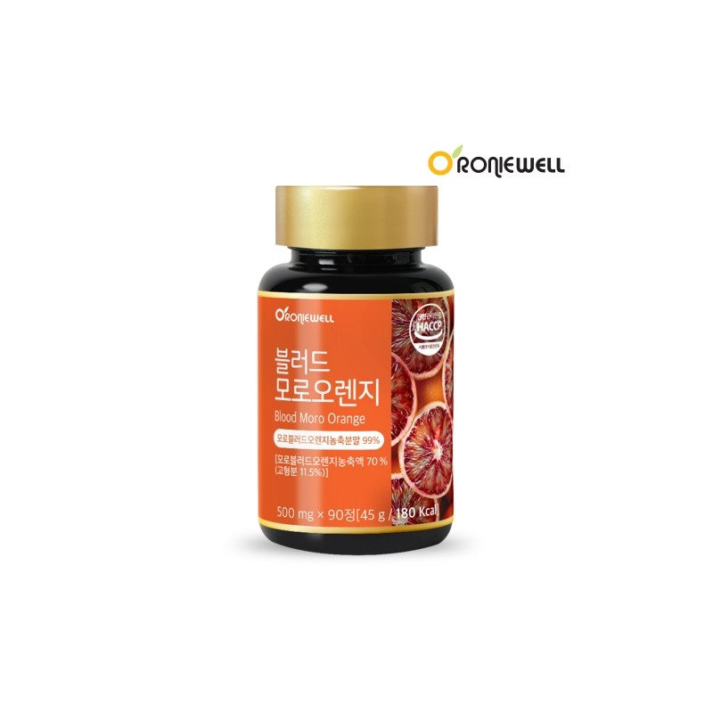 Ronywell Blood Moro Orange 500mg 90 Tablets / 로니웰 블러드