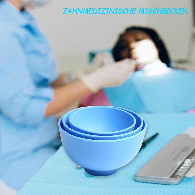 Dental Laboratory Mixing Bowl Rubber Flexible Plastic Spatula for Alginate