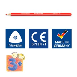 Staedtler Ergosoft Coloured Pencil - Peach (Pack of 12)