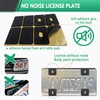 NJNYLLC Black American Flag License Plate Frame- Front Rear Patriotic