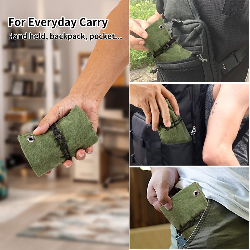 Baizoy Pocket Knife Display Bag,6 Slots with Pocket Knives, Folding