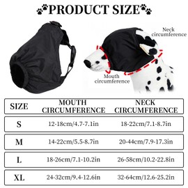 Dog Eye Mask, Dog Soothing Masks, Eye Mask to Relieve Anxiety in Dogs, Soothing Cap Eye Mask for Dog Care Against Car Sickness (S)