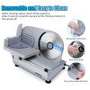 Meat Slicer, CUSIMAX Electric Deli Food Slicer with Two 7.5'Removable
