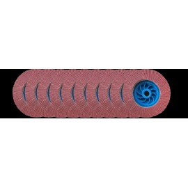 RIP-IT Abbrasives 10 Pack 4.5” 5/8"-11 Nut Jumbo 40 Grit Ceramic Flap Disc Grinding Wheels