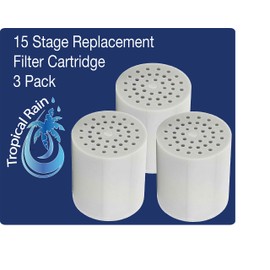 Cali Tropical Rain 15 Stage Shower Filter Replacement Cartridge - 3 pack