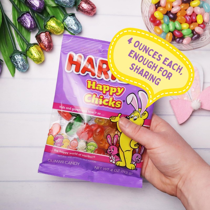 2025 Easter Happy Chick Gummies, Spring Themed Gummy Candy, Shareable