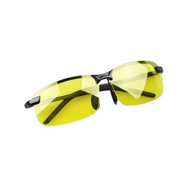Boolavard Versatile Polarized Fashion Glasses for Men and Women - Perfect for Day and Night Driving, Cycling and Outdoor Adventures, Yellow Lenses, multicoloured