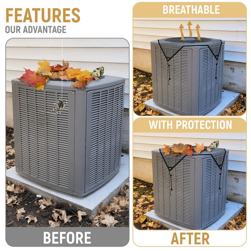 INFRANGE 32"x32" Mesh Air Conditioner Covers for Outside Units A/C