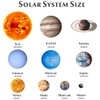 10 Planets Solar System Wall Sticker Luminous Set for Wall