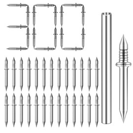 Keoferlo Double Headed Nails 300 Pack No Mark Invisible Ended Sided Seamless Traceless Nails No Show for Baseboards Trim Skirting