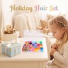 2065 Pcs Hair Ties Set with Tools & Clips, Colorful