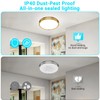 libtit 13 Inch Flush Mount Ceiling Lights, Dimmable 3000K-6500K Adjustable