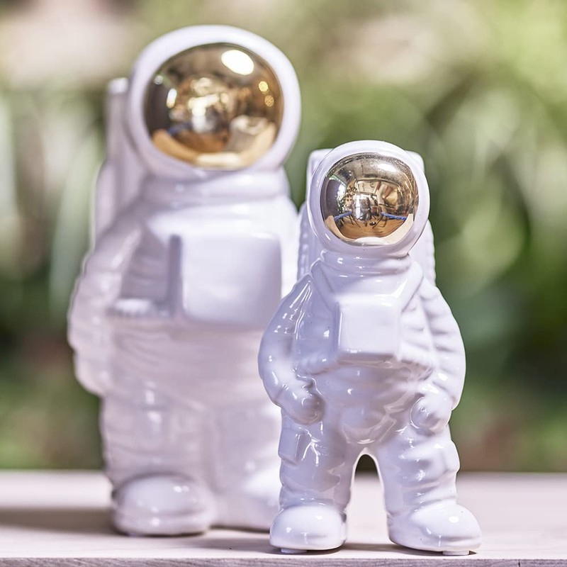 Chive - Astronaut Shape Vase, Planter Simple Modern Flower Bud