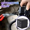 4 Pcs Car Socket Relay,5 Pin 40A 12V Waterproof Automotive