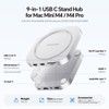 Mac mini M4 Dock, No WiFi Interference PULWTOP Mac mini