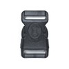 Paracord Planet Locking Black Contoured Curved Side Release Buckle with