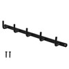 High Logic TQOOL Stylish 5 Row Line Hooks, Black, 58648,
