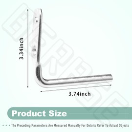 BERPSE (Set of 2) GX22361 GX21071 Belt Guide Rail Compatible with John Deere Lawn Mower