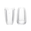QWORK® 24OZ Juicer Cups Compatible with Nutribullet 600W 900W Blenders,