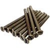 10 x M3.5 Antique Brass 50mm Long Screws - Flat