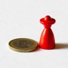 Board Game Figures: People/Male with Hat, Halma 13/26 mm (6