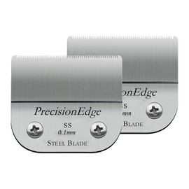 2 Packs Detachable Replacement Blades,Compatible with oster Classic 76/Star-Teq/Power-Teq/A5 Andis dog Clipper,Cut Length 1/150"(0.1mm),Model #64160