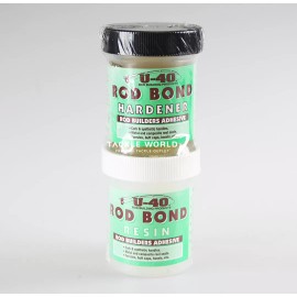 U-40 Brand Rod Bond Hardener & Resin 2-Part Adhesive U40-9 4oz Set