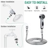 3 Mode Dog Shower Attachment, High Pressure Handheld Sprayer with
