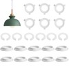 22Pcs Set Lampshade Reducer Ring,Lamp Shade Reducer Ring Lamp Shade