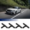 ECSiNG Pack of 10 T-shape car windscreen wipers, splash hose