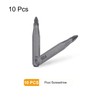 sourcing map 10pcs PZ0 Screwdriver Bit 5/32" Hex Shank 28mm