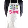 MYSOMY just a Girl who Loves Slime Apron Slime Lovers